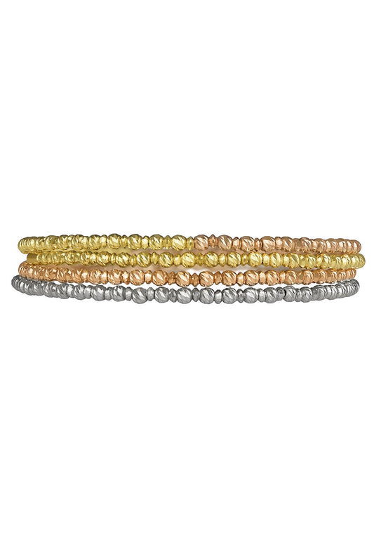 Tricolor Spiral Bangle